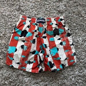 Vilebrequin Men's Swim Trunks Fish Sz Medium